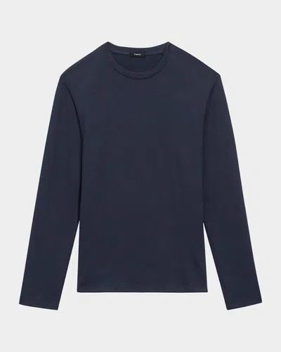 Theory Men's Delroy Long-sleeve T-shirt In Baltic