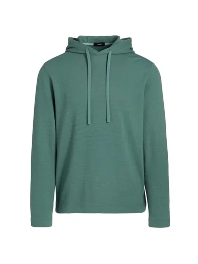 Theory Delroy In Studio T Jacquard Relaxed Fit Hoodie In Multi
