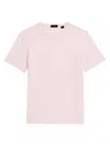Theory Men's Essential Short-sleeve Cotton T-shirt In Pale Pink
