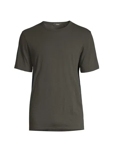 Theory Men's Essential Short-sleeve Cotton T-shirt In Black