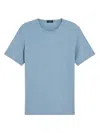 Theory Men's Essential Short-sleeve Cotton T-shirt In Gray