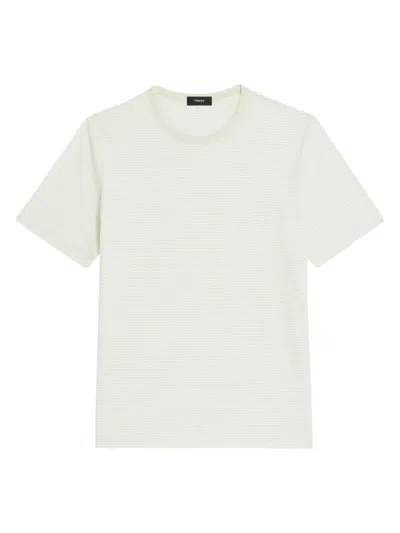 Theory Men's Essential Tee In Cosmos In Sand White