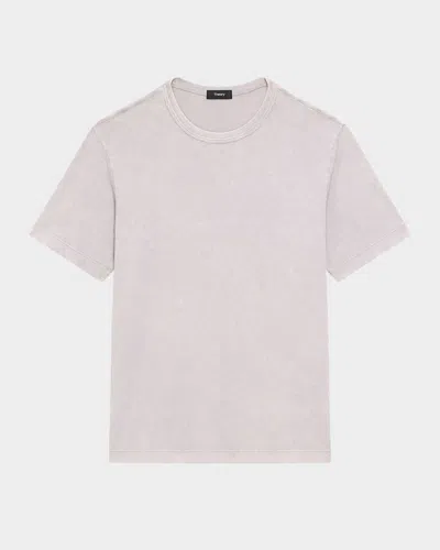 THEORY MEN'S FADED JERSEY CREWNECK T-SHIRT