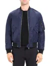 Theory Men's Flight Slim-fit Bomber Jacket In Blue