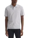 Theory Goris Milano Stitch Regular Fit Polo Shirt In Silver Heather