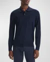 Theory Goris Collared Sweater In Baltic