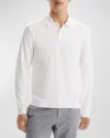 Theory Kayser Solid Polo In White
