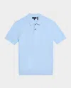 Theory Men's Goris Polo Shirt In Light Bilen In Clear Sky