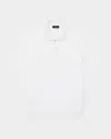Theory Men's Goris Polo Shirt In Light Bilen In Wht