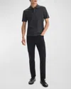 Theory Goris Performance Polo In Pestle Melange