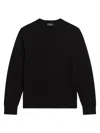 Theory Hilles Cashmere Knit Crewneck Sweater In Black