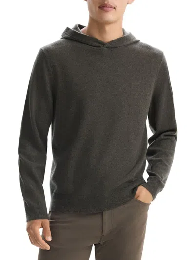 Theory Men's Hilles Cashmere Hoodie In Black