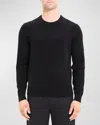 Theory Crew-neck Pullover Sweatshirt In Ntrulmelng