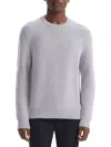 Theory Men's Honeycomb Knit Crewneck Sweater In Gray