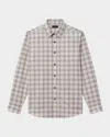 Theory Irving Wool Shirt In Brown