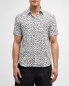 Theory Irving Shirt In White Multi