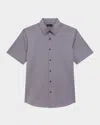 Theory Irving Short-sleeve Shirt In Structure Knit
