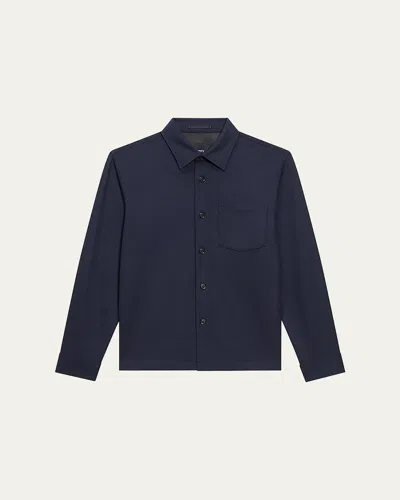 THEORY MEN'S IRVING STRUCTURED POCKET SPORT SHIRT
