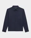 THEORY MEN'S IRVING STRUCTURED POCKET SPORT SHIRT