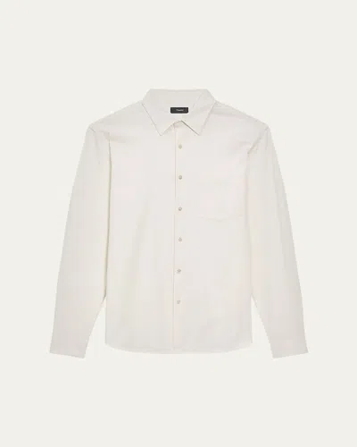 Theory Men's Irving Structured Pocket Sport Shirt In Pristine