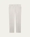 Theory Mayer Melange Solid Soft Tailoring Suit Pants In Fog