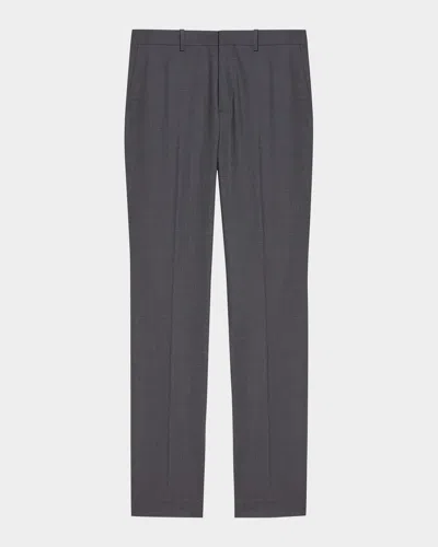 Theory Men's Mayer Pants In Stretch Wool In Gray
