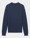 Theory Toby Thermal Wool Blend Sweater In Finch