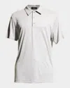 Theory Men's Modal Jersey Polo Shirt In Gray