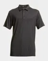 Theory Men's Modal Jersey Polo Shirt In Black