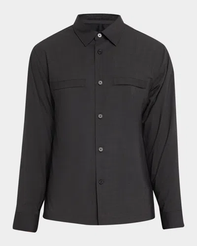 Theory Men's Motion Stretch Wool Overshirt