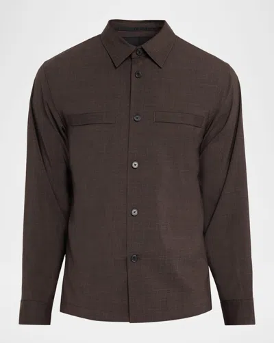 Theory Men's Motion Stretch Wool Overshirt