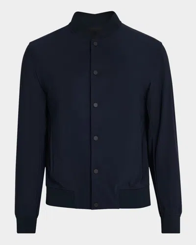 Theory Men's Murphy Precision Ponte Jacket In Animal Print