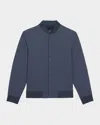 Theory Cassian Zip-up Jacket In Finch