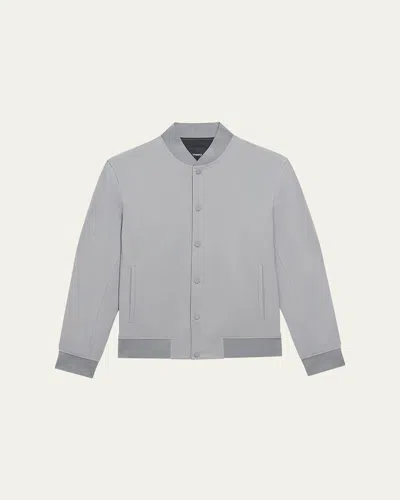 Theory Men's Murphy Precision Ponte Jacket In Soft Grey
