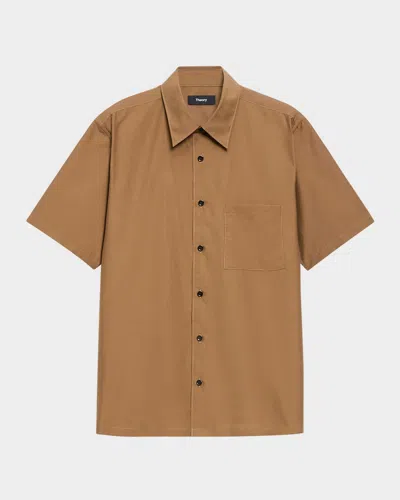 THEORY MEN'S NOLL POCKET SHORT-SLEEVE SHIRT