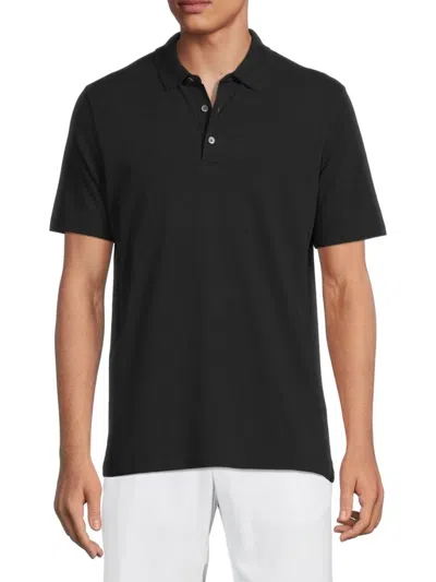 Theory Men's Pima Cotton Pique Polo In Black