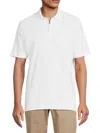 Theory Men's Pima Cotton Pique Polo In White