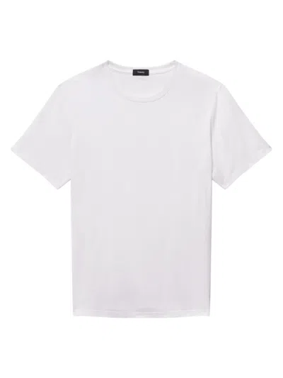Theory Men's Precise Cotton T-shirt In White