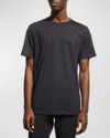 Theory Men's Precise Luxe Cotton Short-sleeve Tee In Eclipse