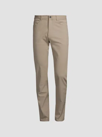 Theory Men's Raffi Neoteric Twill Jeans In Brown