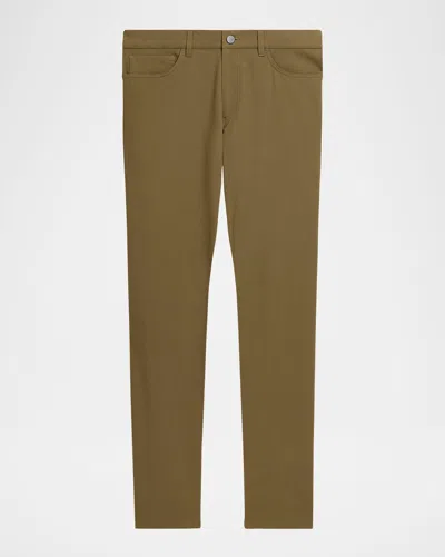 Theory Men's Raffi Pants In Neoteric Twill In Brown