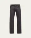 Theory Tech Raffi Compact Straight Slim Fit Ponte Pants In Dark Grey