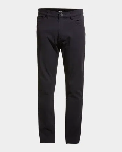 Theory Raffi Neoteric Twill Five-pocket Jeans In Dark Navy
