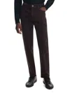 Theory Slim Fit Stretch Corduroy Pants In Brown