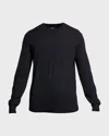 Theory Hilles Cashmere Knit Crewneck Sweater In Navy