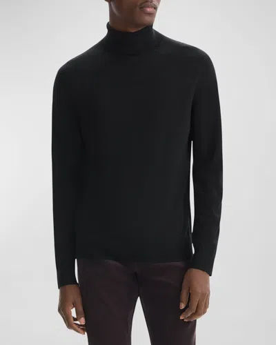 Theory Men's Vilass Merino Wool Blend Sweater In Black