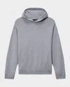Theory Oversize Pullover Hoodie In Melange Grey