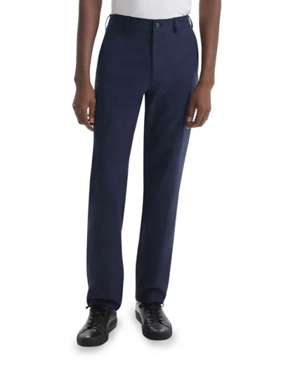 THEORY MEN'S RHODES COTTON-TWILL STRAIGHT-LEG PANTS