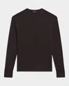 Theory Riland Sweater In Light Bilen In Hickory