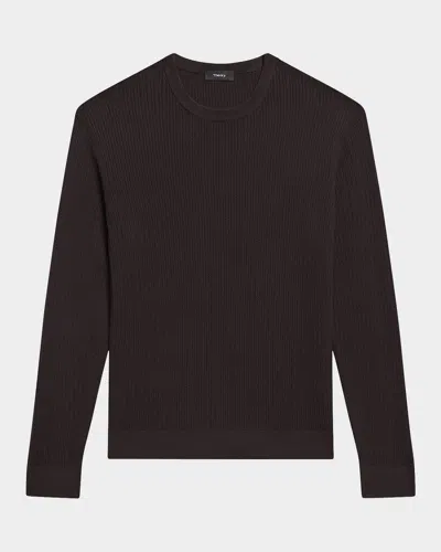 THEORY MEN'S RILAND CABLE-KNIT CREWNECK SWEATER